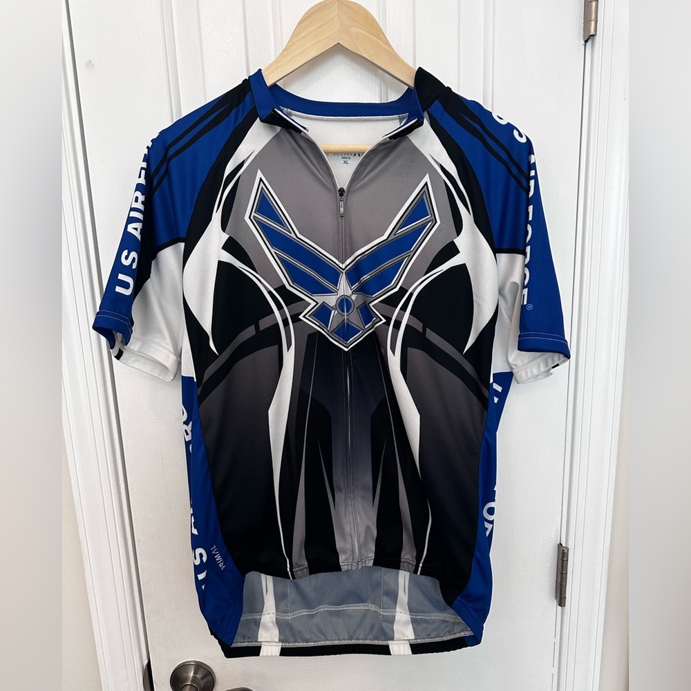 MEN’s Primal U.S. Air Force Cyclist Jersey with 3 Rear Pouches - Size XL